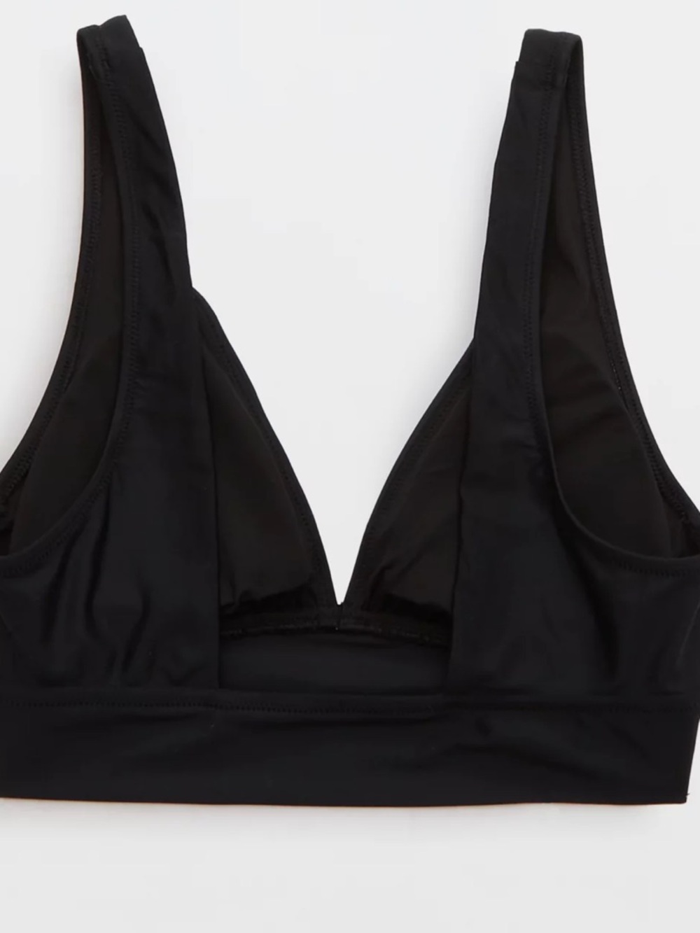 aerie bikini top Aerie Plunge Longline Triangle Bikini Top XL - Picture 4 of 12